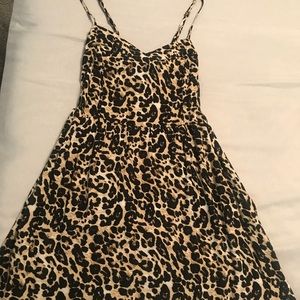 Cheetah print dress